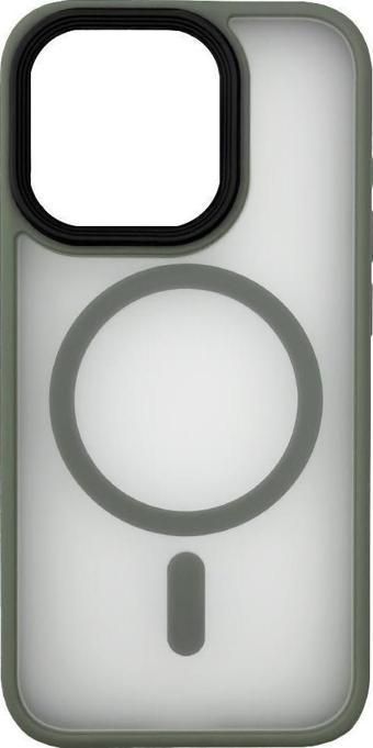 Iphone 15 Pro Solis MagSafe Kılıf - Gri 