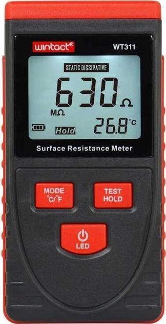 Wintact WT311 Yüzeysel Direnç Ölçer Surface Resistance Meter