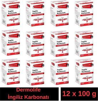 Dermolife İngiliz Karbonatı 12 X 100 G 12 Li Set