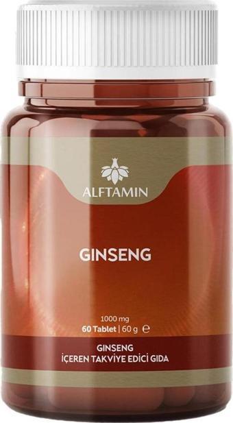 Alftamin Ginseng Içeren Takviye Edici Gıda 1000 Mg 60 Tablet