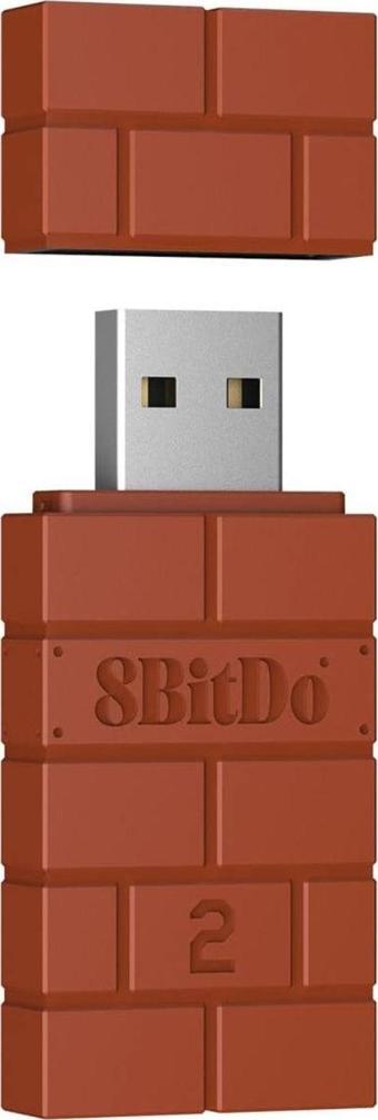 8Bitdo Wireless USB Adaptör V2 Switch,Windows,Mac&Raspberry Pi,Xbox Series X&S Controller,Xbox One