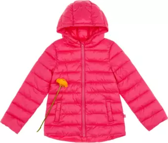United Colors of Benetton Kız Çocuk Fuşya Ince Şişme Mont