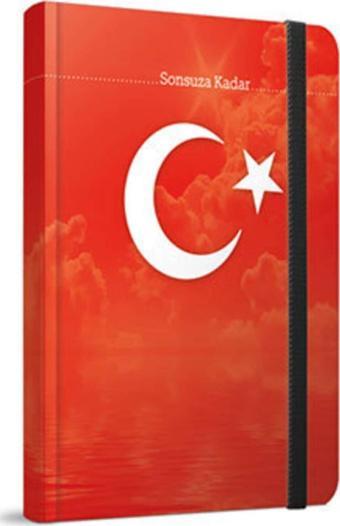 Gıpta Sonsuza Kadar Türk Bayraklı 13X21 Cm 120 Yp Çizgili Defter