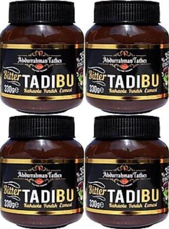 Abdurrahman Tatlıcı Tadıbu Bitter Kakaolu Fındık Ezmesi 4 Adet 330 gr