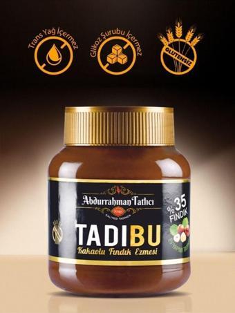 Abdurrahman Tatlıcı Tadıbu Glutensiz Kakaolu Fındık Ezmesi 330 gr.