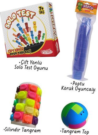 Çekirdek Zeka 4 Ü 1 Arada Eğlence Oyun Seti