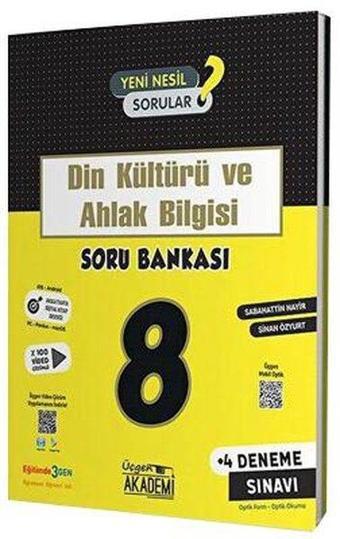 8.Sınıf LGS Din Kültürü ve Ahlak Bilgisi Soru Bankası - Üçgen Akademi