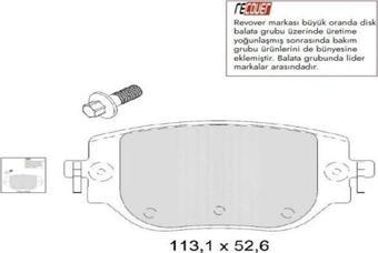 ARKA FREN BALATA (ELEKTRİKLİ EL FRENİ) ZAFIRA LIFE-VIVARO C-JUMPY-EXPERT-TOYOTA PROACE 2016- (294 MM