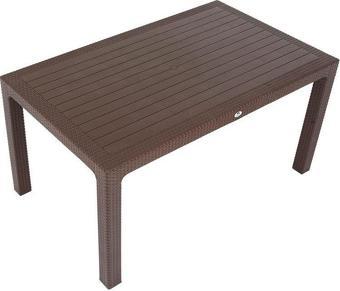 Mandella 90x150 Elit Rattan Masa KAHVERENGİ