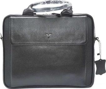 RİCH SMİTH ® GERÇEK DERİ LAPTOP ASKILI EVRAK ÇANTASI / 1717 SİYAH