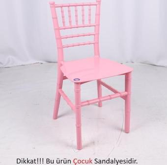 Sağlam Plastik Mandella Trend Çocuk Sandalyesi Pembe