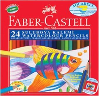 Faber-Castell Karton Kutu 24 Renk Aquarel Boya Kalemi 