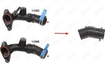 EGR BORUSU KUCUK HORTUM MERCEDES OM608 W177 W247 C118 W415 . MEGANE IV 15 CLIO V 19 EXPRESS 21 DACIA DUSTER II 17 1.5 Blue dCi K9K