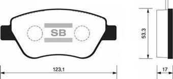 ÖN FREN BALATA FIAT DOBLO 05-10 / PANDA 04-10 / OPEL CORSA 1.3L CDTI 06-14