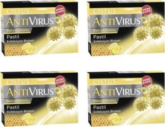 Cıstus Antivirus Pastil Ballı Limonlu 4 Adet