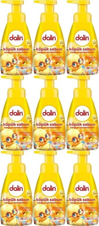 Dalin Köpük Sabun 200Ml Mango Ve Portakal Kokulu Çoçuklarınız İçin (9 Lu Set)