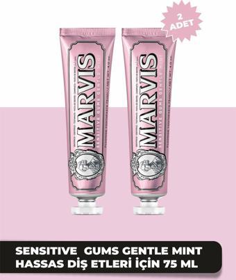 Marvis Sensitive Gums Gentle Mint Diş Macunu 75 Ml X 2 Adet Avantajlı Set