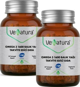 Venatura Omega-3 1600 Mg 30 Kapsül 2 Adet