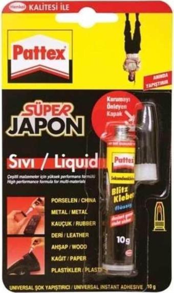 Pattex Sıvı 10 Gr. 106233 Süper Japon Yapıştırıcı