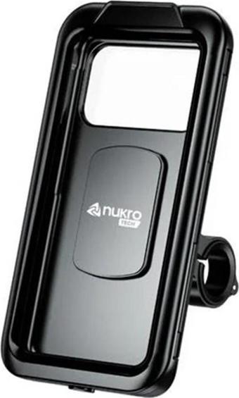 Nukrotech M18-54 Telefon Tutucu Gidon Ve Ayna Bağlantılı