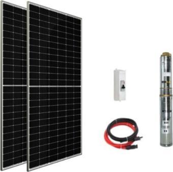 Entech Enerji 48 V Volt Güneş Enerjili Dc Dalgıç Pompa Set Solar Sulama Paket Sistem