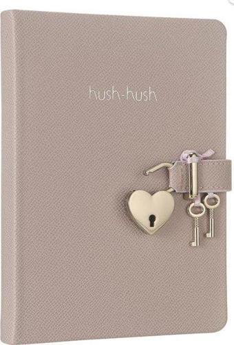 Victorias Journals Hush Hush Kilitli Pastel Defter 80gr. 160 Yaprak Çizg Lila