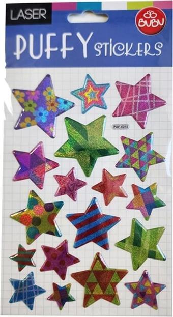 Bu-Bu Damla Sticker Yıldız 12,5x23,5 PUF-6212