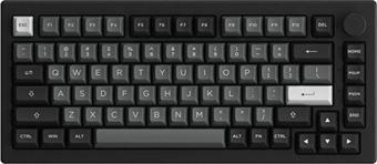 Akko 5075B Plus Black Silver TKL RGB Blue Switch Kablolu/Kablosuz Mekanik Oyuncu Klavyesi