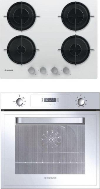 Hoover 2'Li Beyaz Cam Ankastre Set (Hvwm6Mw-3051W)