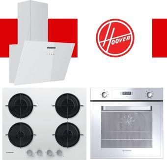 Hoover 3lu Beyaz Cam Ankastre Set (hdg6c1gwtk-hvwm6mw-3051w)