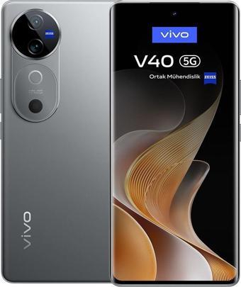 Vivo V40 5G 256 GB 12 GB Ram Titanyum Gri Cep Telefonu(vivo Türkiye Garantili)