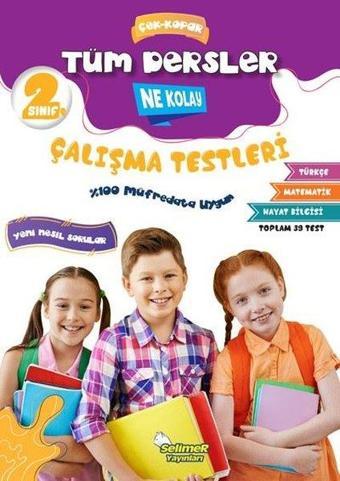 2. Sınıf Tüm Dersler Ne Kolay Çalışma Testleri - Kolektif  - Selimer