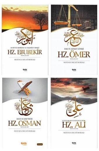 4 Büyük Halife Kitap Seti - 4 Kitap Takım - Mustafa Necati Bursalı - Çelik Yayınevi