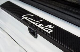Alfa Romeo Giulietta Carbon Fiber Kapı Eşiği Yazısı Sticker