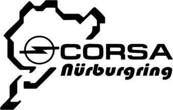 Corsa Nürburgring Sticker Araba Stickerı Yapıştırma