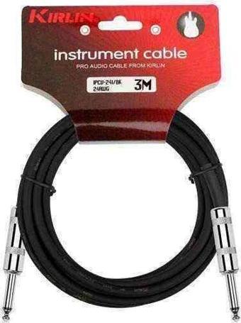 Kirlin Cable IPCV-241BK 3MT Enstruman Kablosu - Siyah