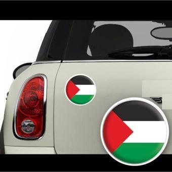 Filistin Bayrağı Arma Oto Sticker 13CM ve 4 Cm 2Adet