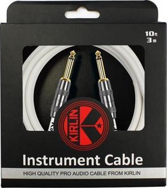 Kirlin Cable IP-221GMG 3MT WHE Premium  Enstruman Kablosu