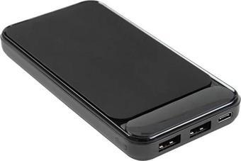 S-LINK IP-G2710 10000 MAH POWERBANK 2 USB PORT SİYAH LCD GÖSTERGELİ POWERBANK
