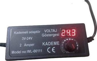 Ayt Winlight 3 Volt 24 Volt 2 Amper 5.5x2.5mm Uçlu Dıgıtal Ekranlı Ayarlı Kademeli Adaptör Ayarlanabilir