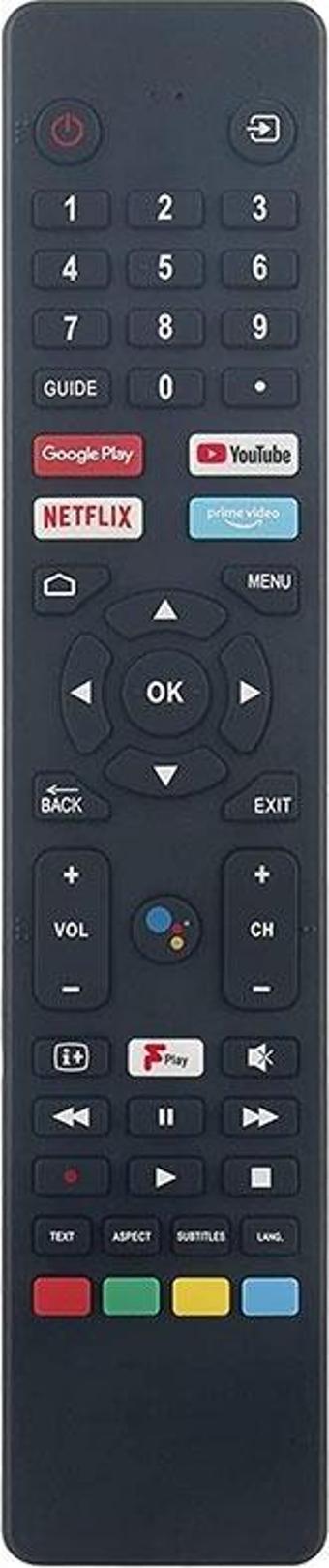 Weko Kl Jvc RM-C3250 Netflıx Prıme Vıdeo Google Play Youtube Tuşlu Lcd Led Tv Kumandası