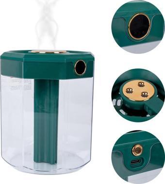 Ayt Powermaster 4W Şarjlı Hava Nemlendirici Üçlü Püslürtme Oda Nemlendirme Cihazı 1850 Ml Hazneli