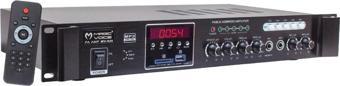 Magicvoice MV-540 80 Watt Usb Sd Kart Bluetooth 2 Mikrofon Amfi Girişli 5 Bölgeli Hat Trafolu Amfi Cami Okul Stüdyo