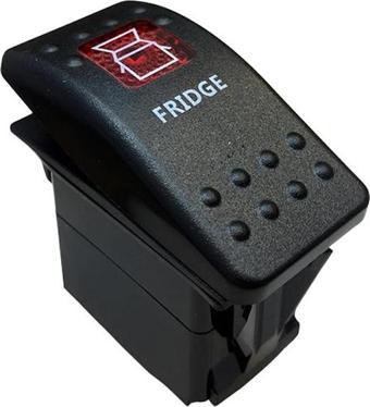 Ayt Buzdolabı Sembollu Lambalı Işıklı Araç On Off Aç Kapa Anahtar Düğme Oto İçin 12-24 Volt Switch 3 Pinli