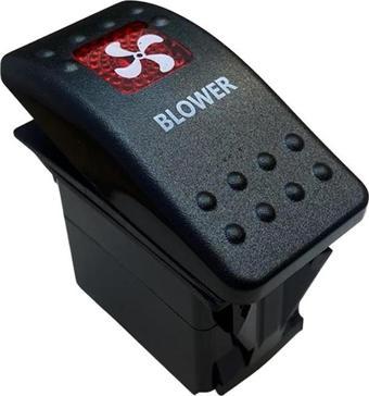 Ayt Havalandırma Sembollu Lambalı Işıklı Araç On Off Aç Kapa Anahtar Düğme Oto İçin 12-24 Volt Switch 3 Pinli