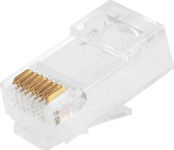 Powermaster RJ 45 Cat6 Soket 8P/8C 100 Adet Ethernet Soketi İnternet Jack