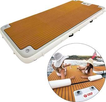 Ayt Sunup SN-24885 Şişme Yüzen Deniz Yatağı İskele Paltform 300x100 Cm 600 Kg Taşır Elektrikli Hava Pompası