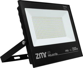 Powermaster Pm-22583 200 Watt 220 Volt Beyaz 6500K İp66 120 Derece Işık Açısı Slim Kasa ed Projektör Aydınlatma