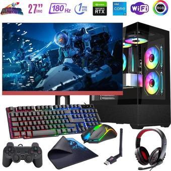 I5 12400F 16GB DDR4 512GB M2 8GB RTX4060 27" 180Hz Mon. Oyun Bilgisayarı (Gaming SET)