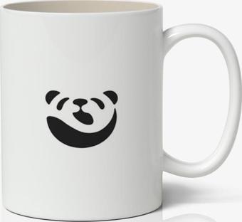 Panda Baskılı Kupa Bardak Baskılı Kahve Kupa Bardak